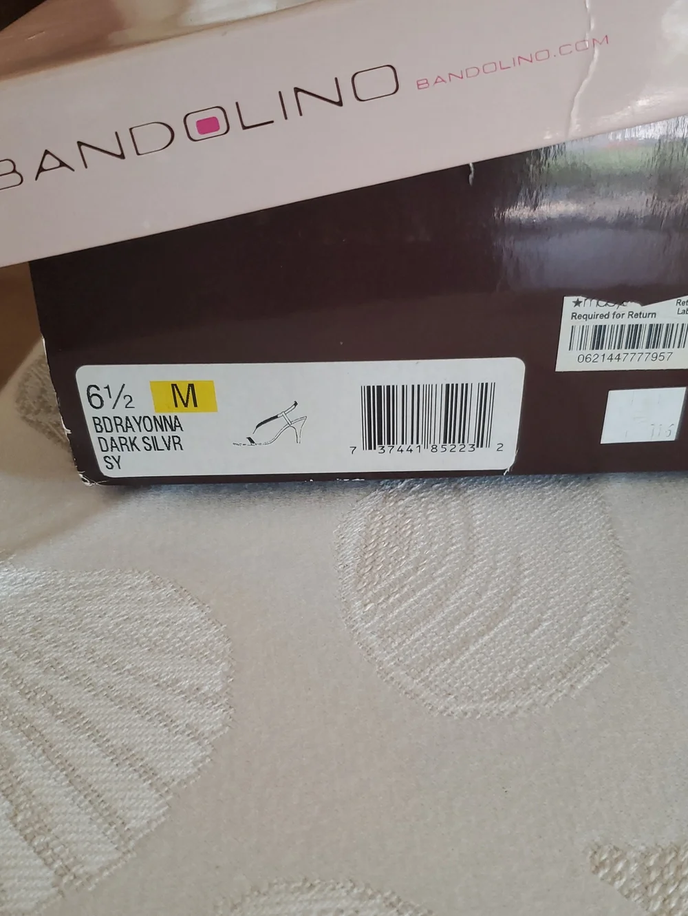 Bandolino Dk Silver Heeled Sandals